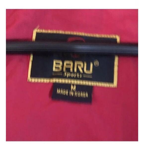 Baru Sports Men's Red Coat Hooded Parka with Fleece Removable Lining Size M - Picture 4 of 14